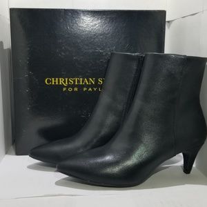 Women's Christian Siriano Black Ankle Boots